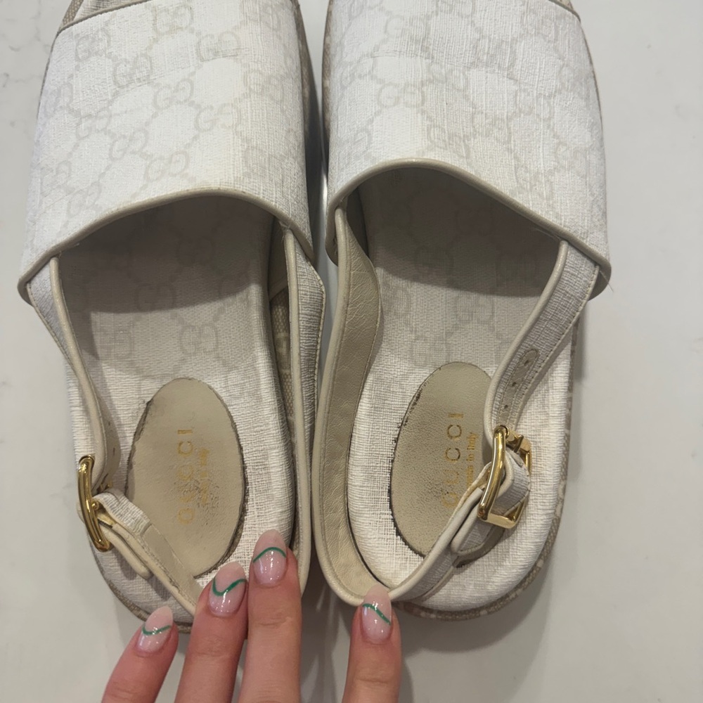 Gucci white sandals - Picture 9 of 9